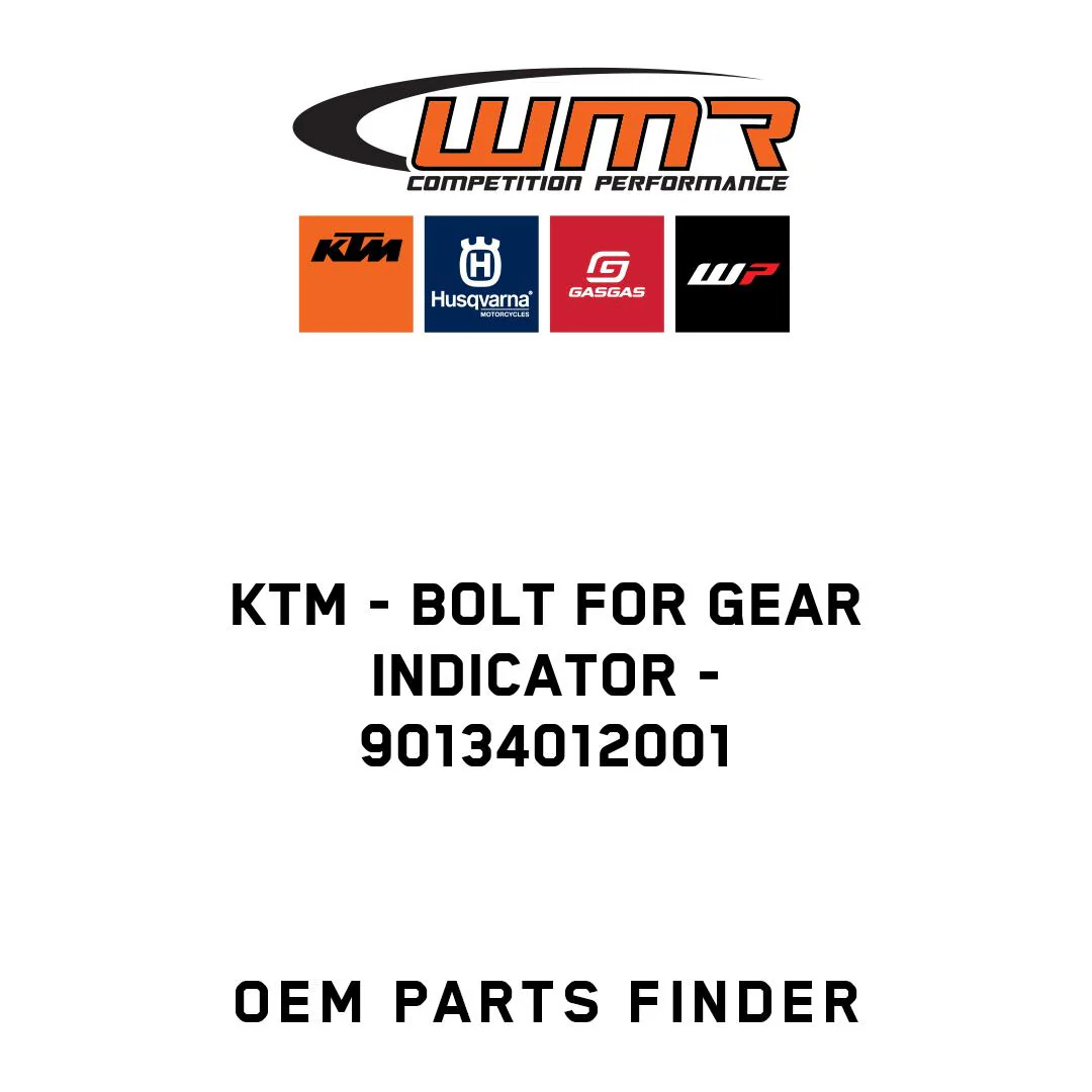 KTM - BOLT FOR GEAR INDICATOR - 90134012001