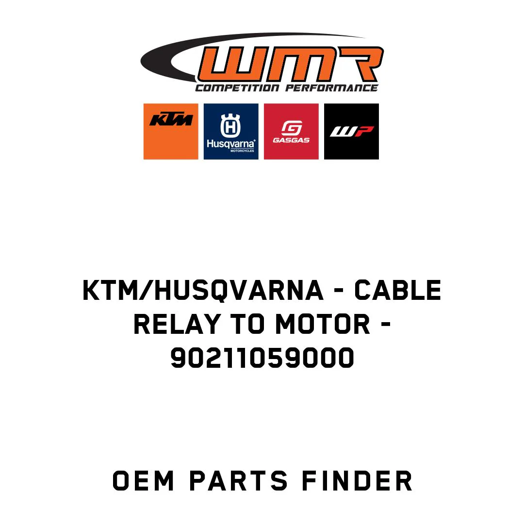 KTM/Husqvarna - CABLE RELAY TO MOTOR - 90211059000