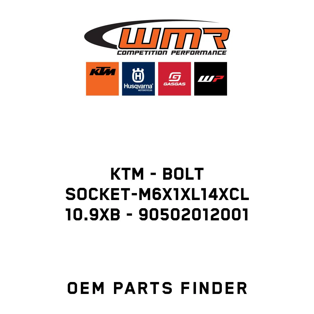 KTM - BOLT SOCKET-M6X1XL14XCL 10.9XB - 90502012001