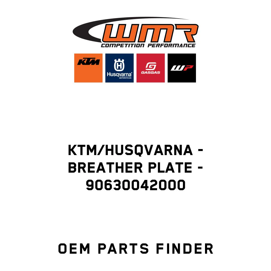 KTM/Husqvarna - BREATHER PLATE - 90630042000