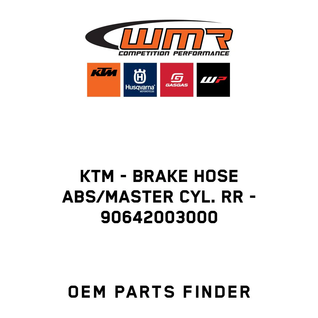 KTM - BRAKE HOSE ABS/MASTER CYL. RR - 90642003000