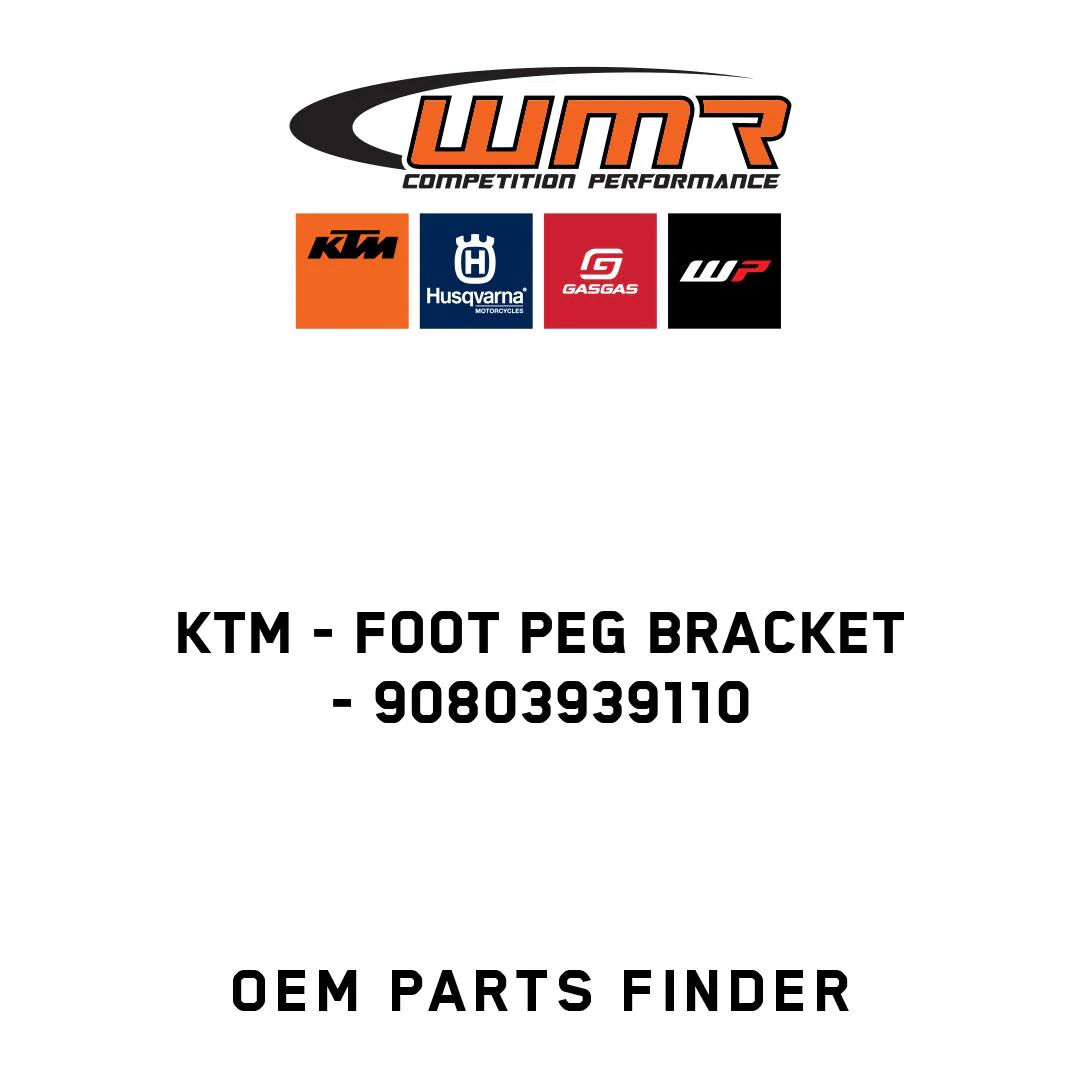 KTM - Foot peg bracket - 90803939110