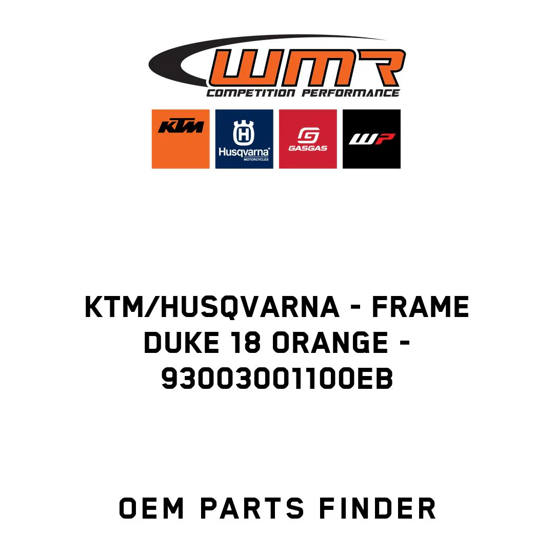 KTM/Husqvarna - Frame Duke 18 orange - 93003001100EB