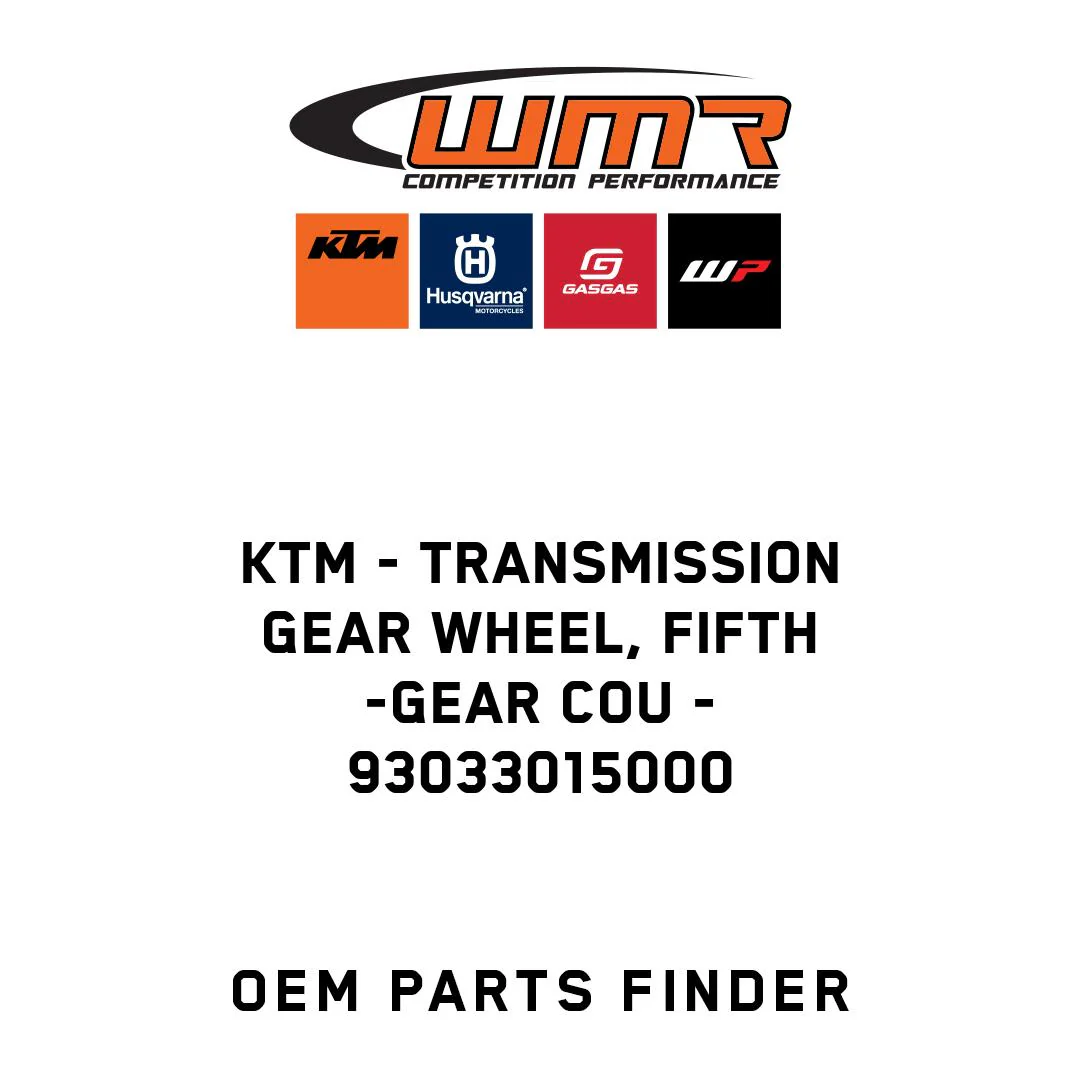 KTM - Transmission gear wheel, fifth -gear cou - 93033015000
