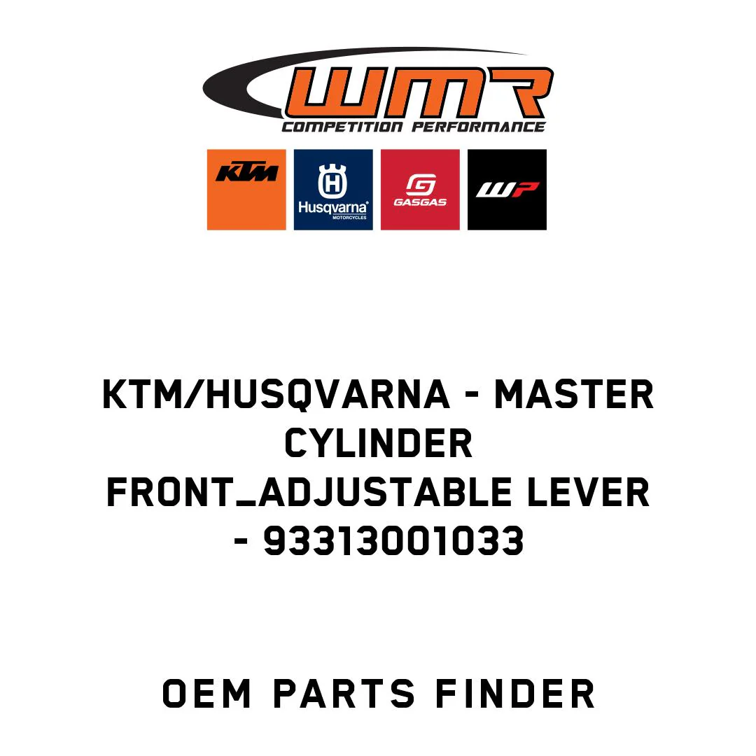 KTM/Husqvarna - Master cylinder front_adjustable lever - 93313001033