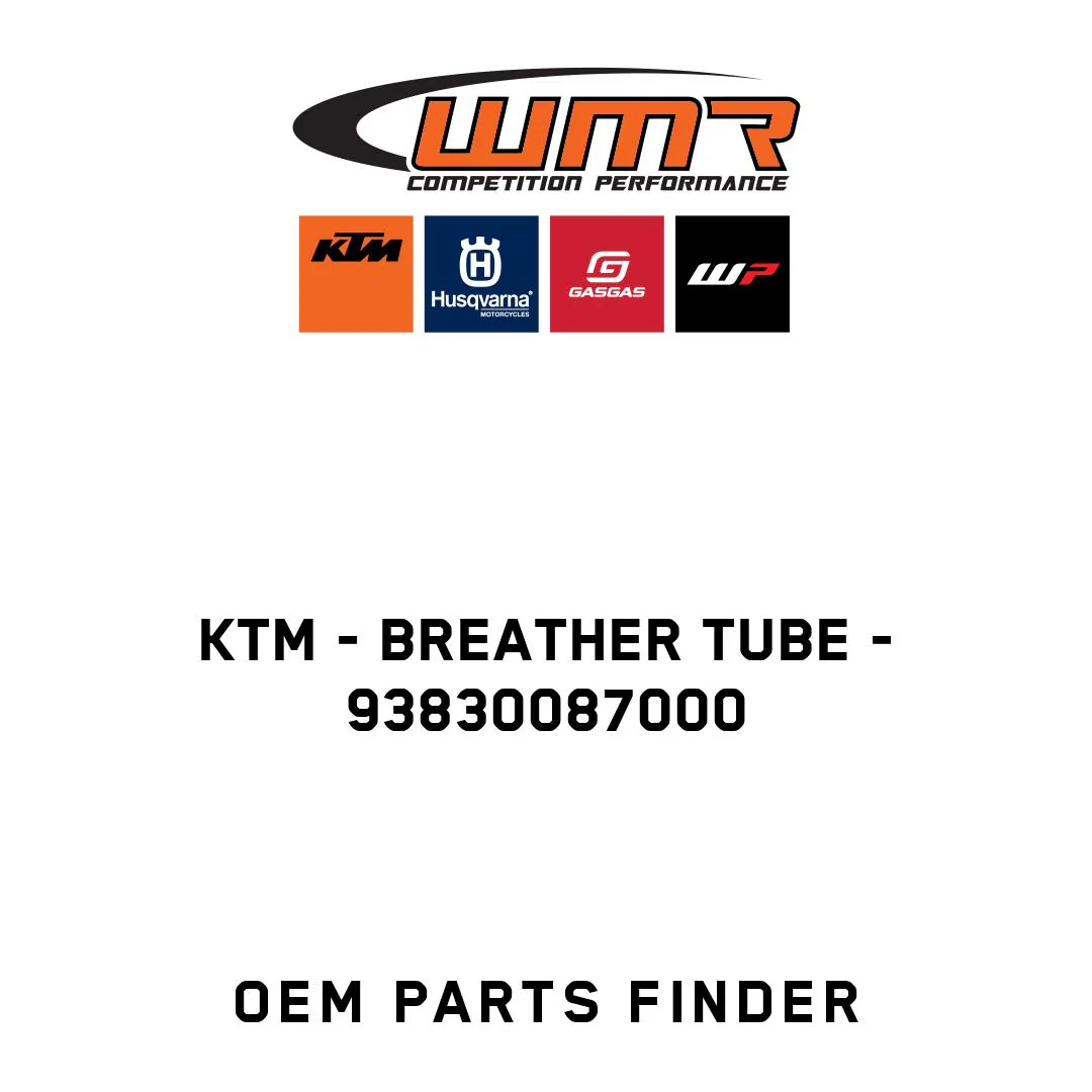 KTM - BREATHER TUBE - 93830087000