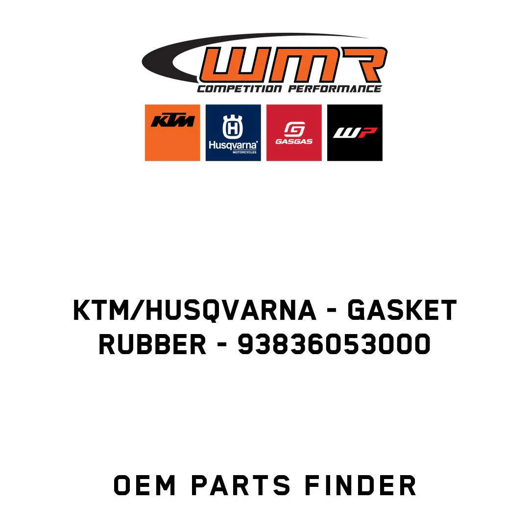 KTM/Husqvarna - Gasket rubber - 93836053000