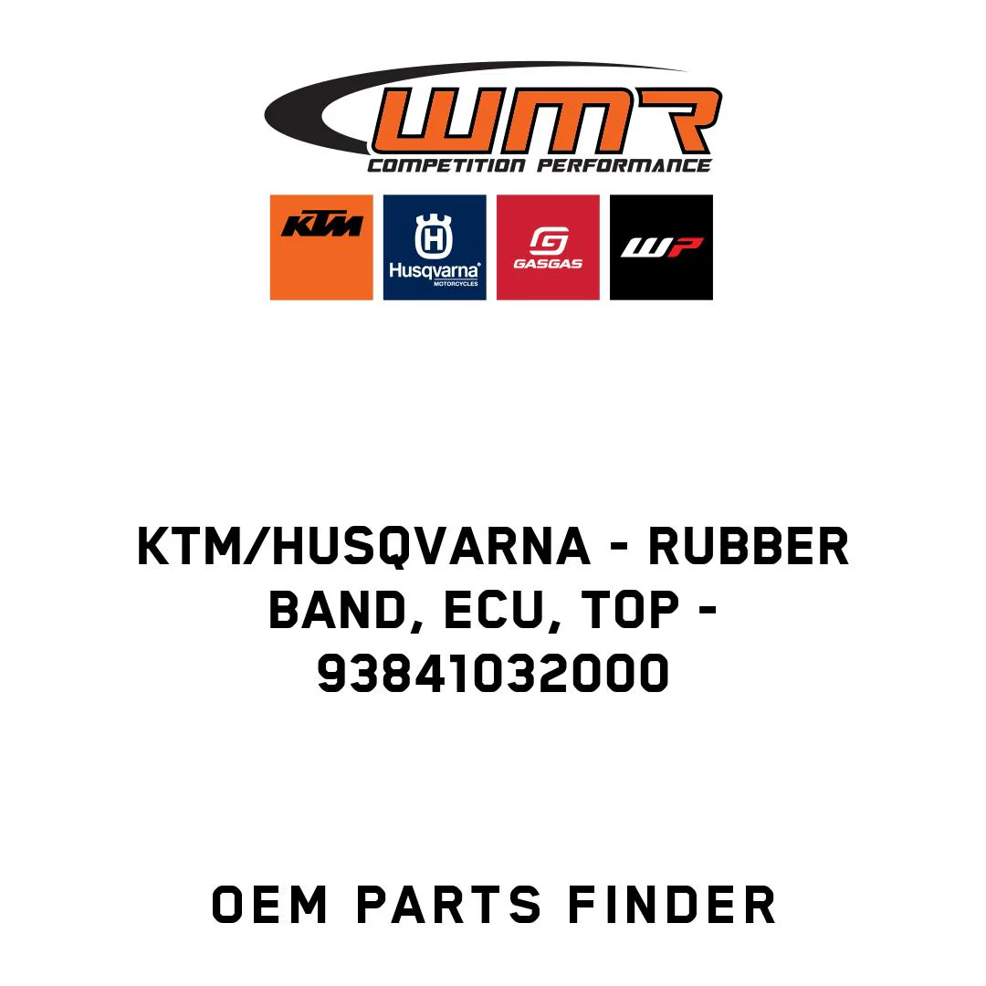 KTM/Husqvarna - rubber band, ECU, top - 93841032000