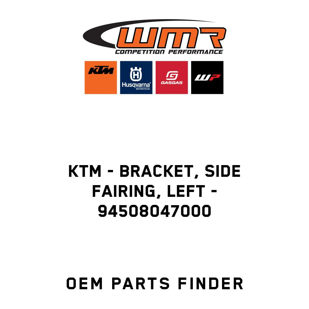 KTM - Bracket, side fairing, left - 94508047000