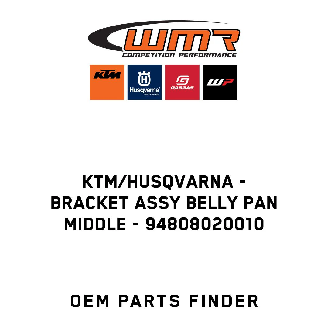 KTM/Husqvarna - bracket assy belly pan middle - 94808020010