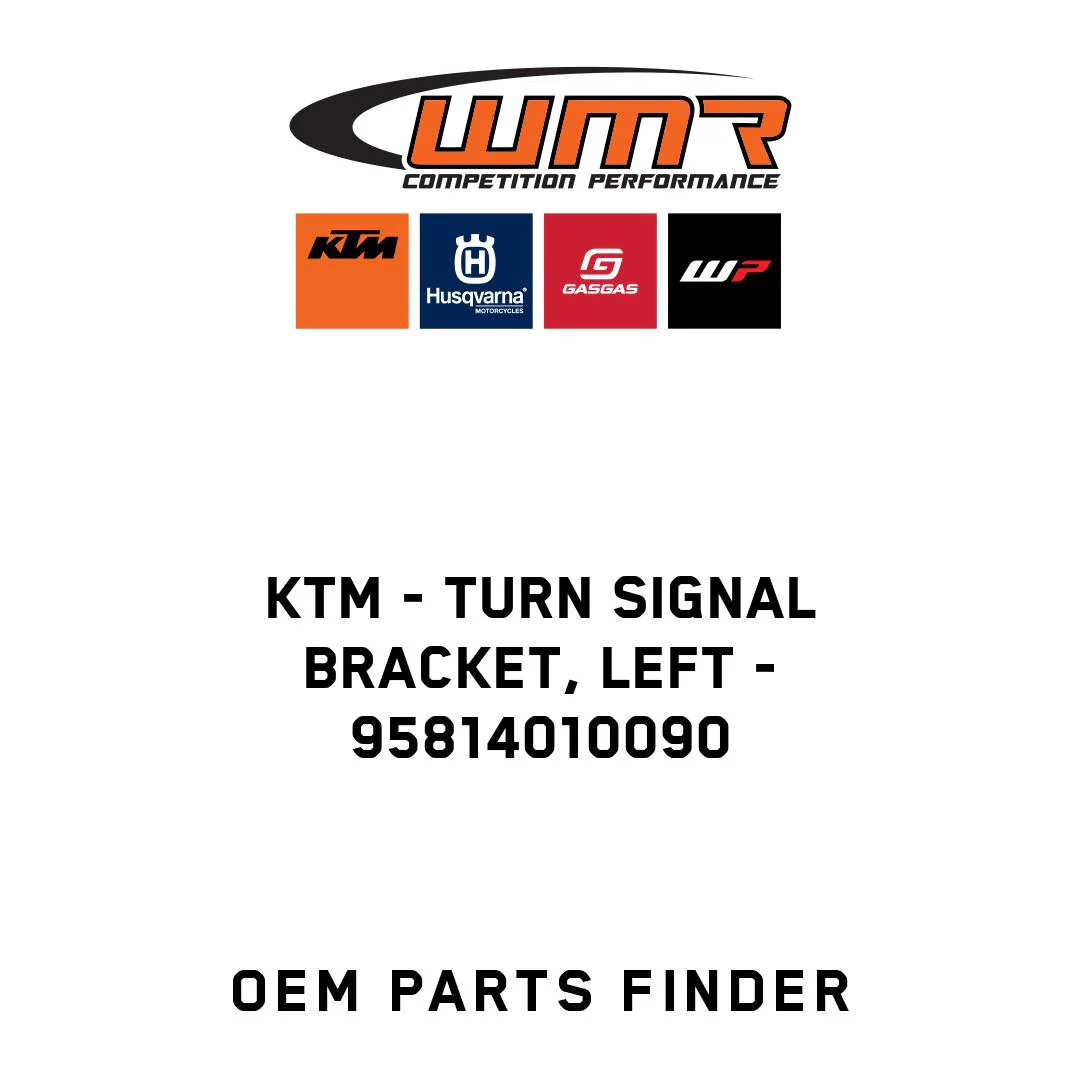 KTM - Turn signal bracket, left - 95814010090