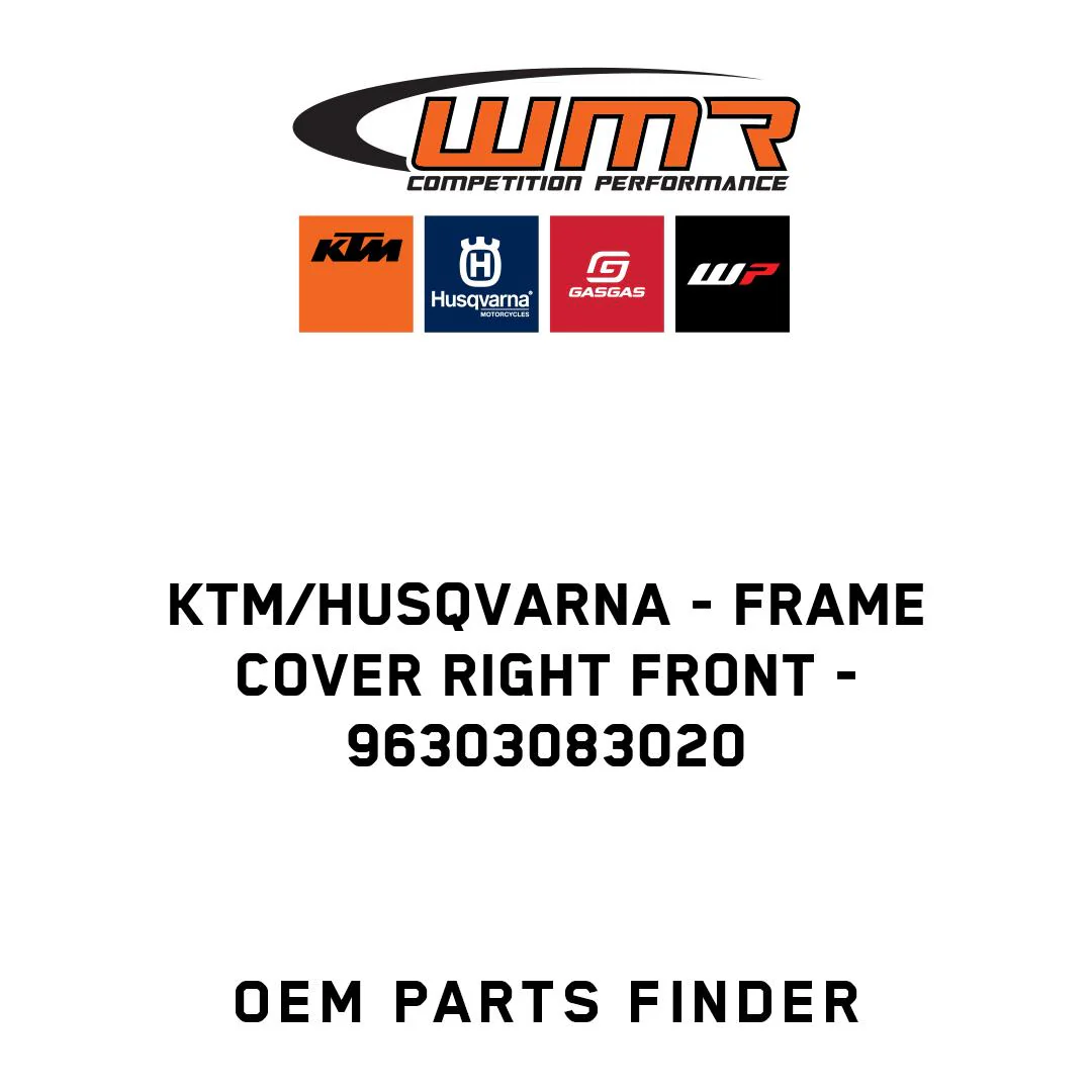 KTM/Husqvarna - frame cover right front - 96303083020