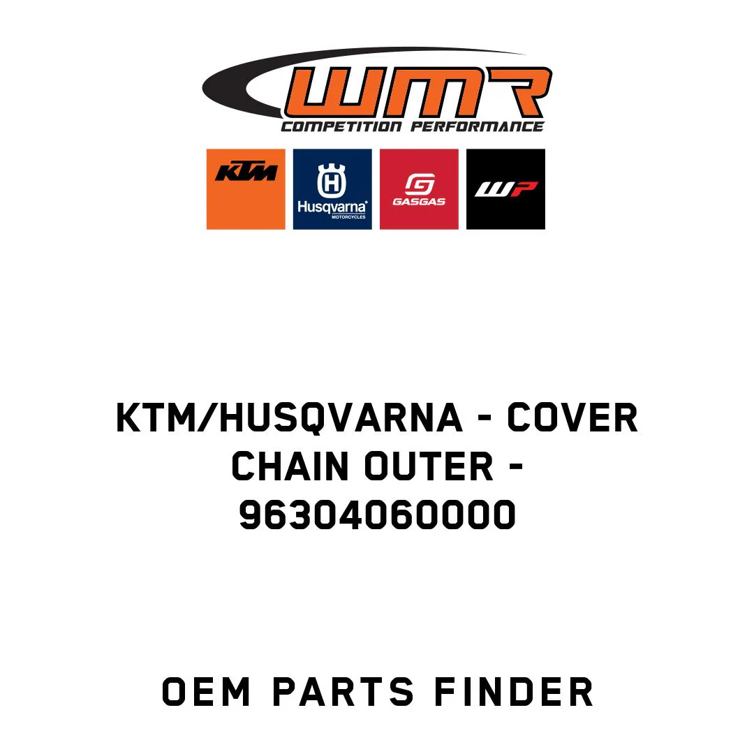 KTM/Husqvarna - COVER CHAIN OUTER - 96304060000