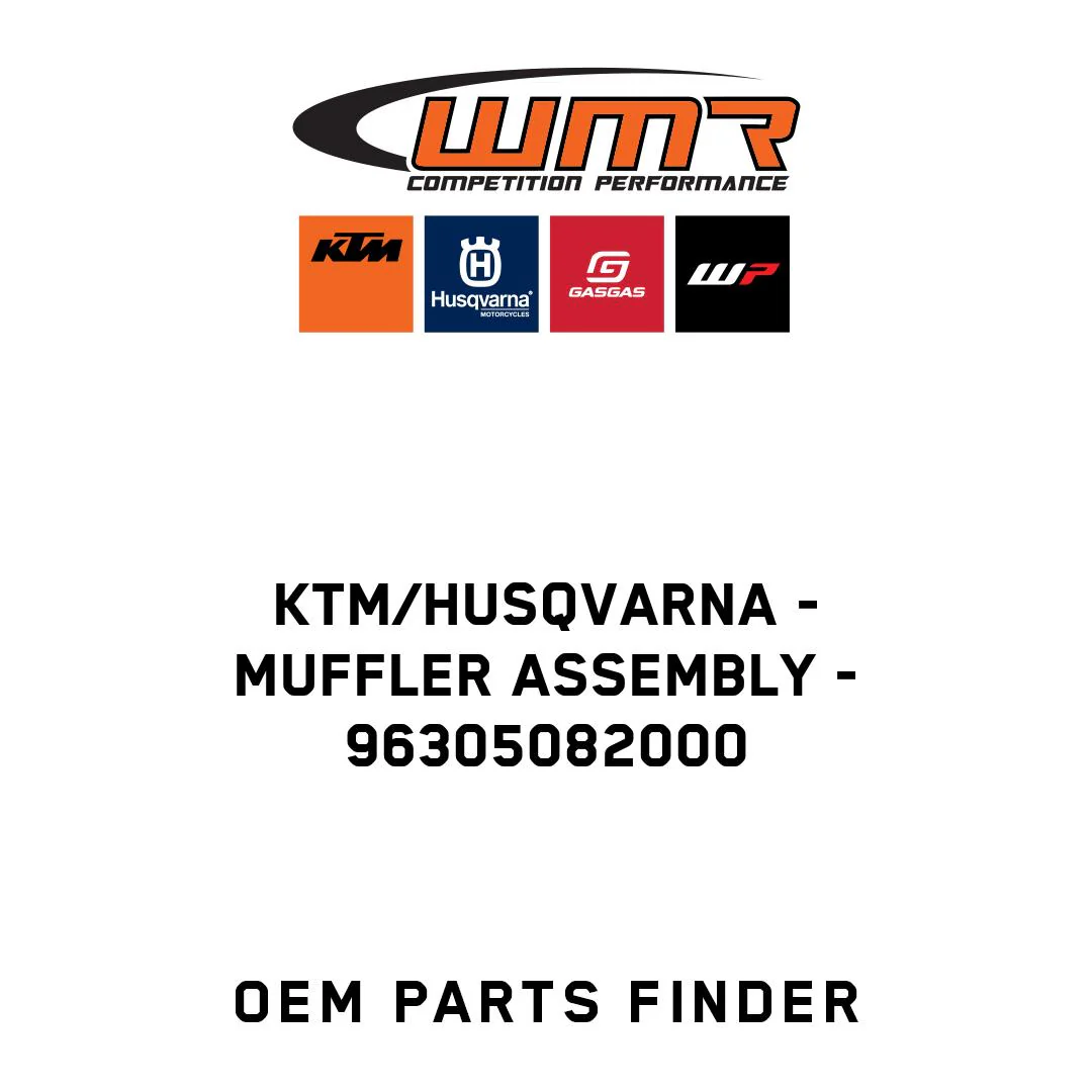 KTM/Husqvarna - Muffler Assembly - 96305082000