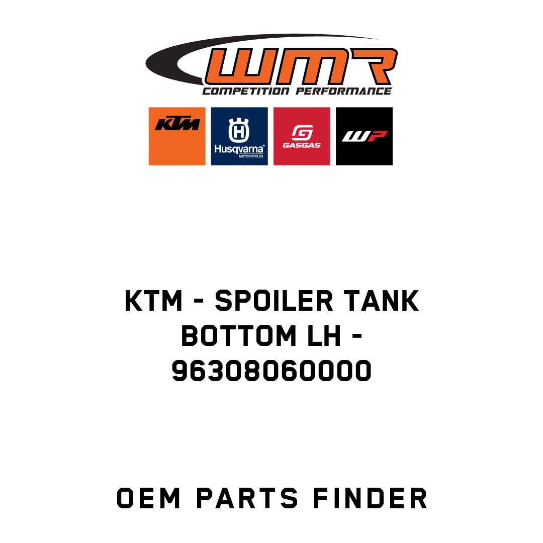 KTM - SPOILER TANK BOTTOM LH - 96308060000