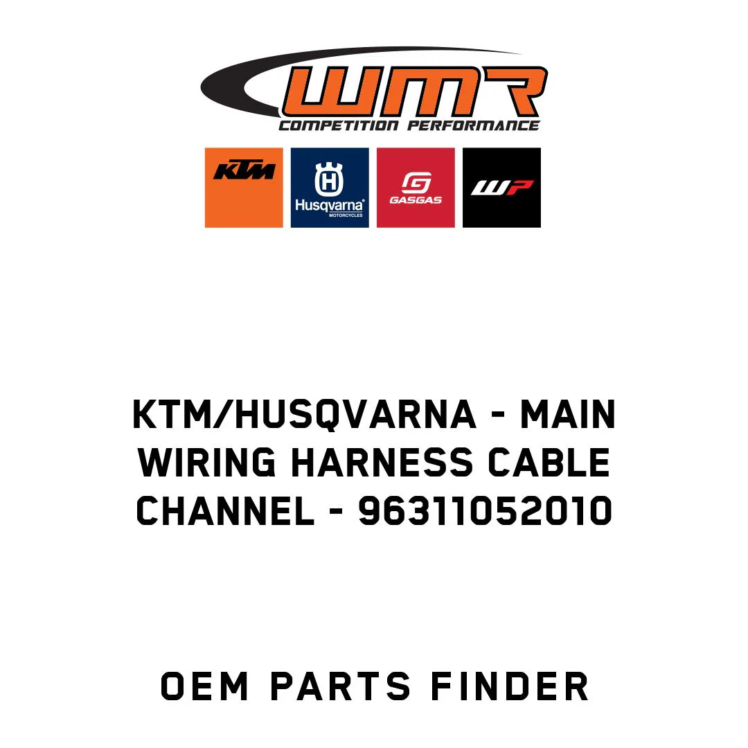 KTM/Husqvarna - main wiring harness cable channel - 96311052010