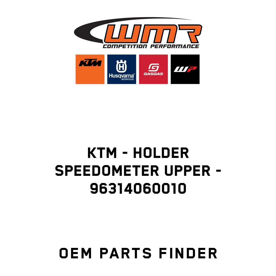 KTM - holder speedometer upper - 96314060010