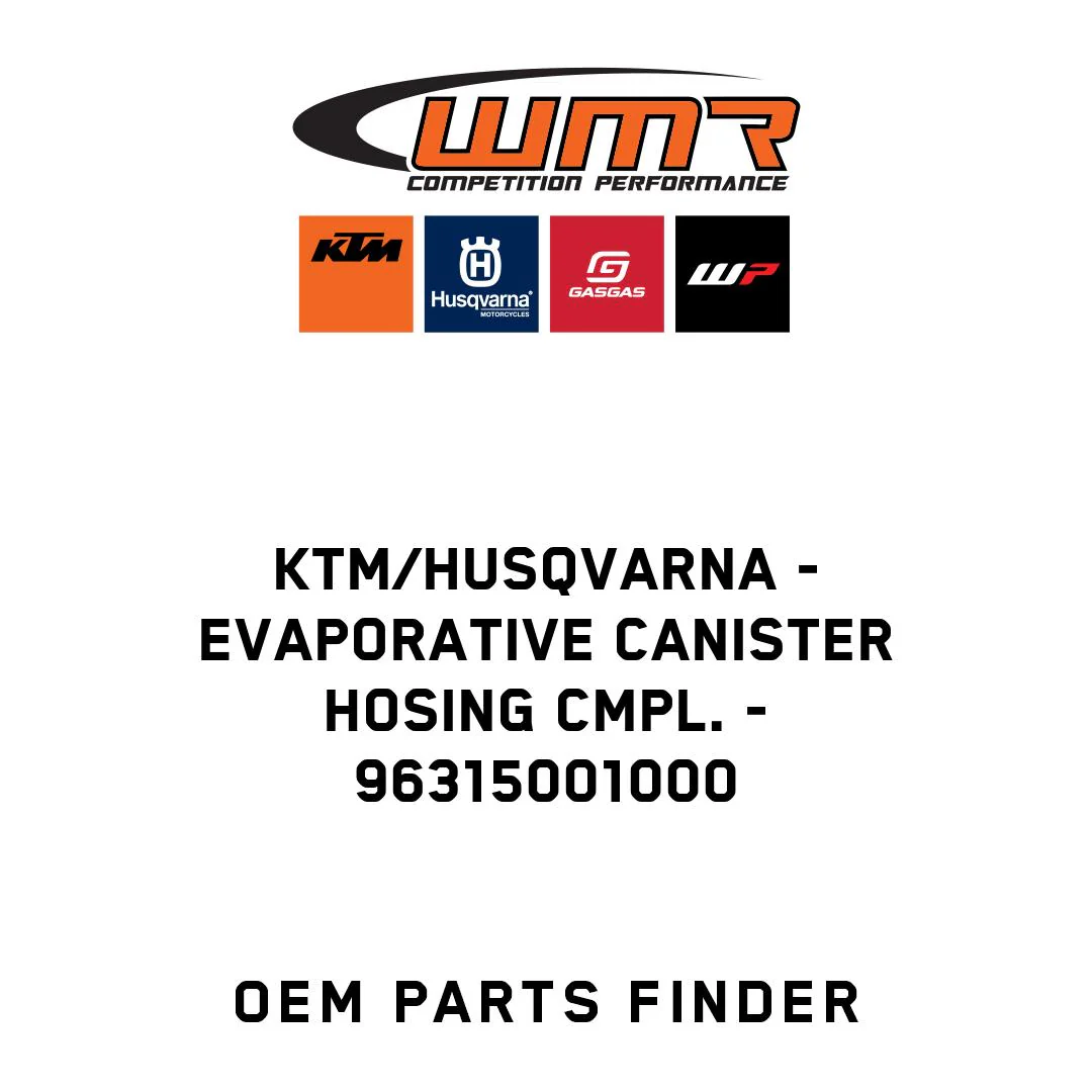 KTM/Husqvarna - Evaporative canister hosing cmpl. - 96315001000