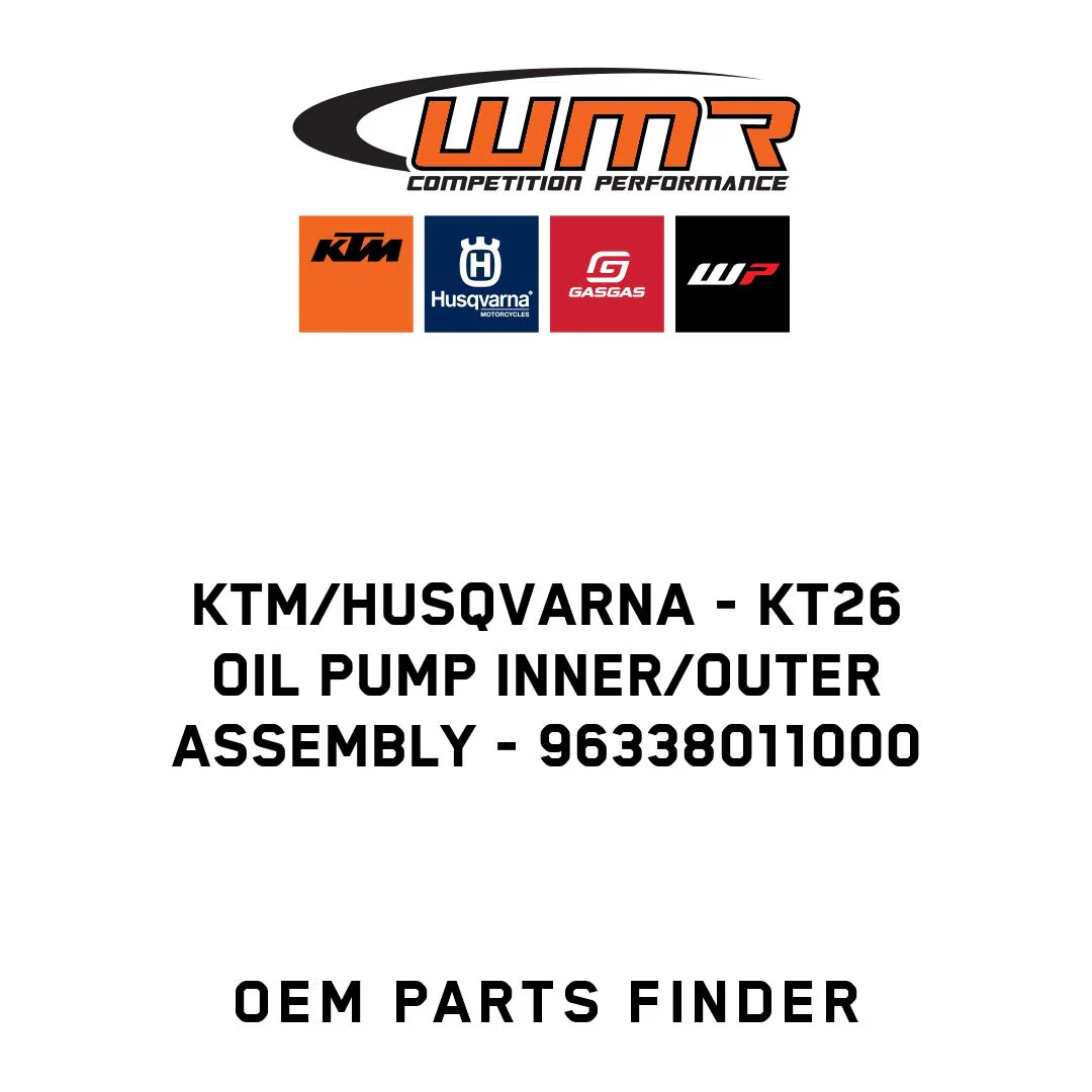 KTM/Husqvarna - KT26 Oil Pump Inner/Outer assembly - 96338011000