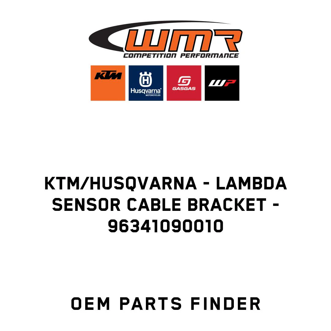 KTM/Husqvarna - Lambda sensor cable bracket - 96341090010
