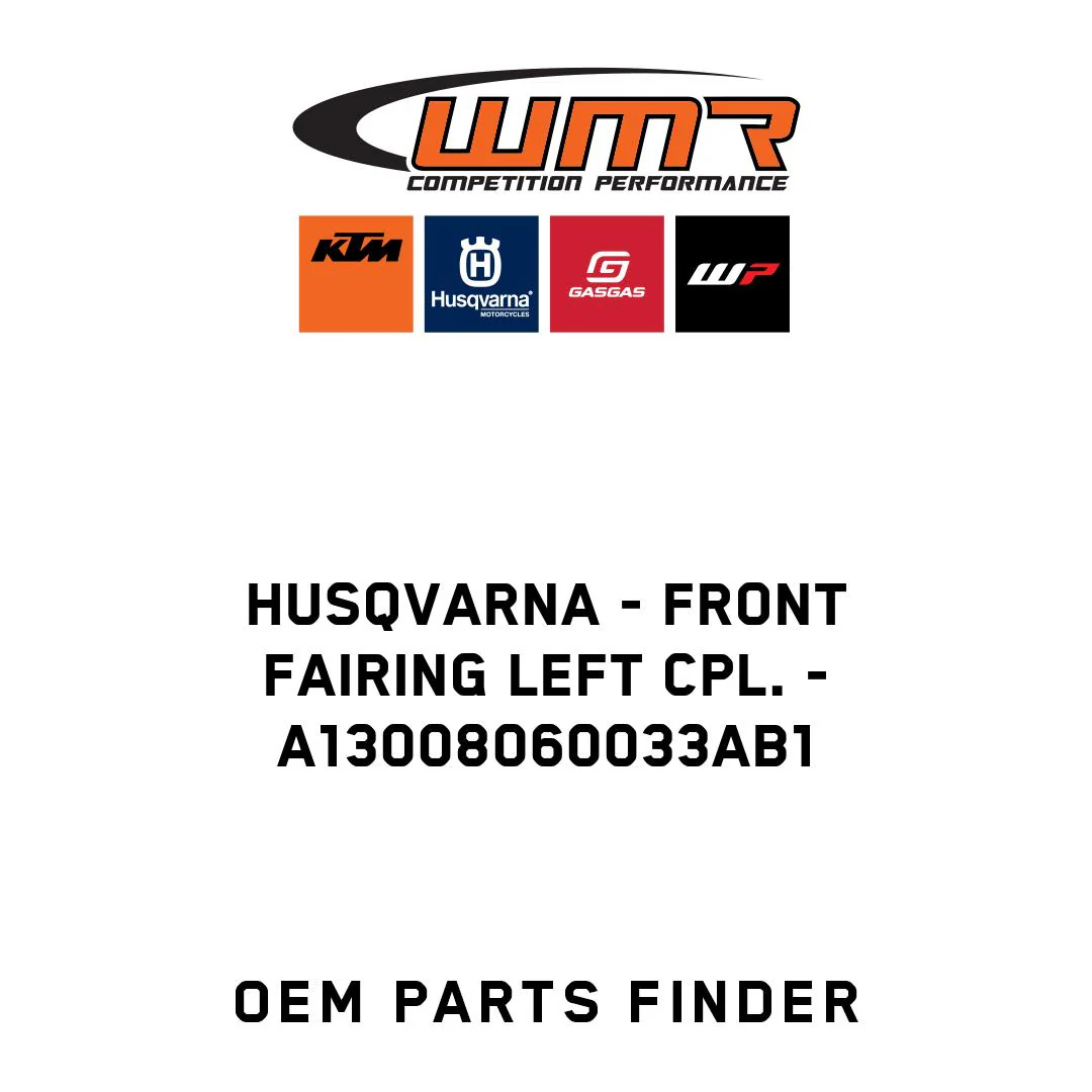 Husqvarna - front fairing left cpl. - A13008060033AB1