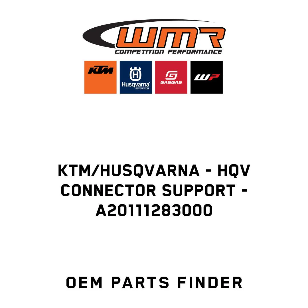 KTM/Husqvarna - HQV connector support - A20111283000