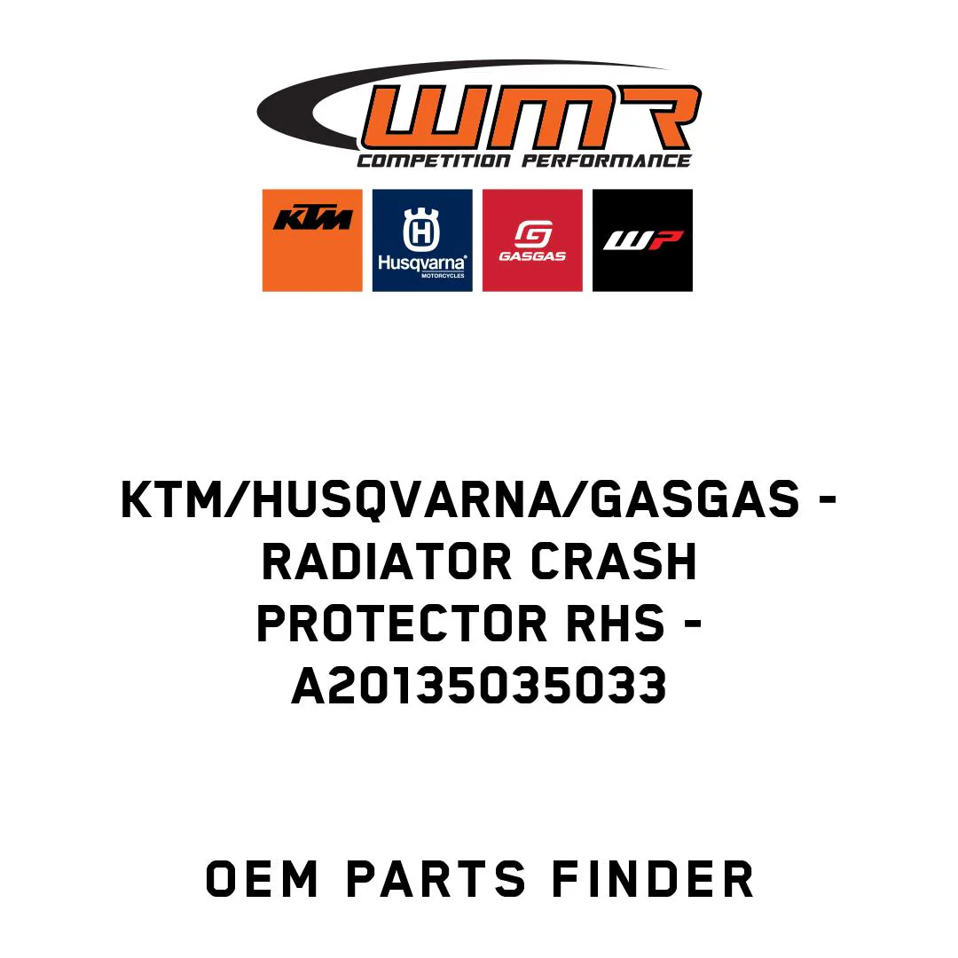 KTM/Husqvarna/GASGAS - radiator crash protector rhs - A20135035033