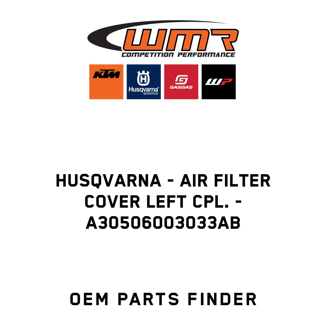 Husqvarna - Air filter cover left cpl. - A30506003033AB