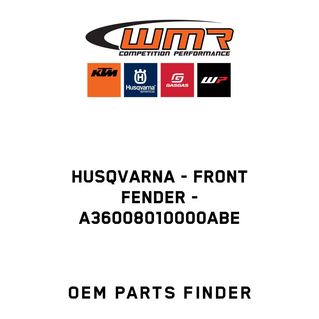 Husqvarna - Front fender - A36008010000ABE