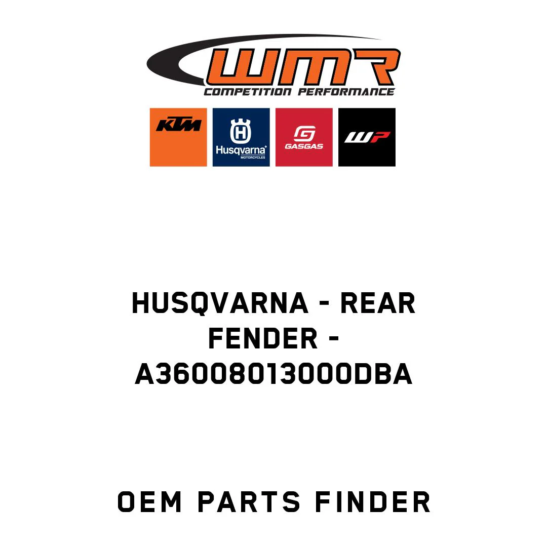 Husqvarna - Rear fender - A36008013000DBA