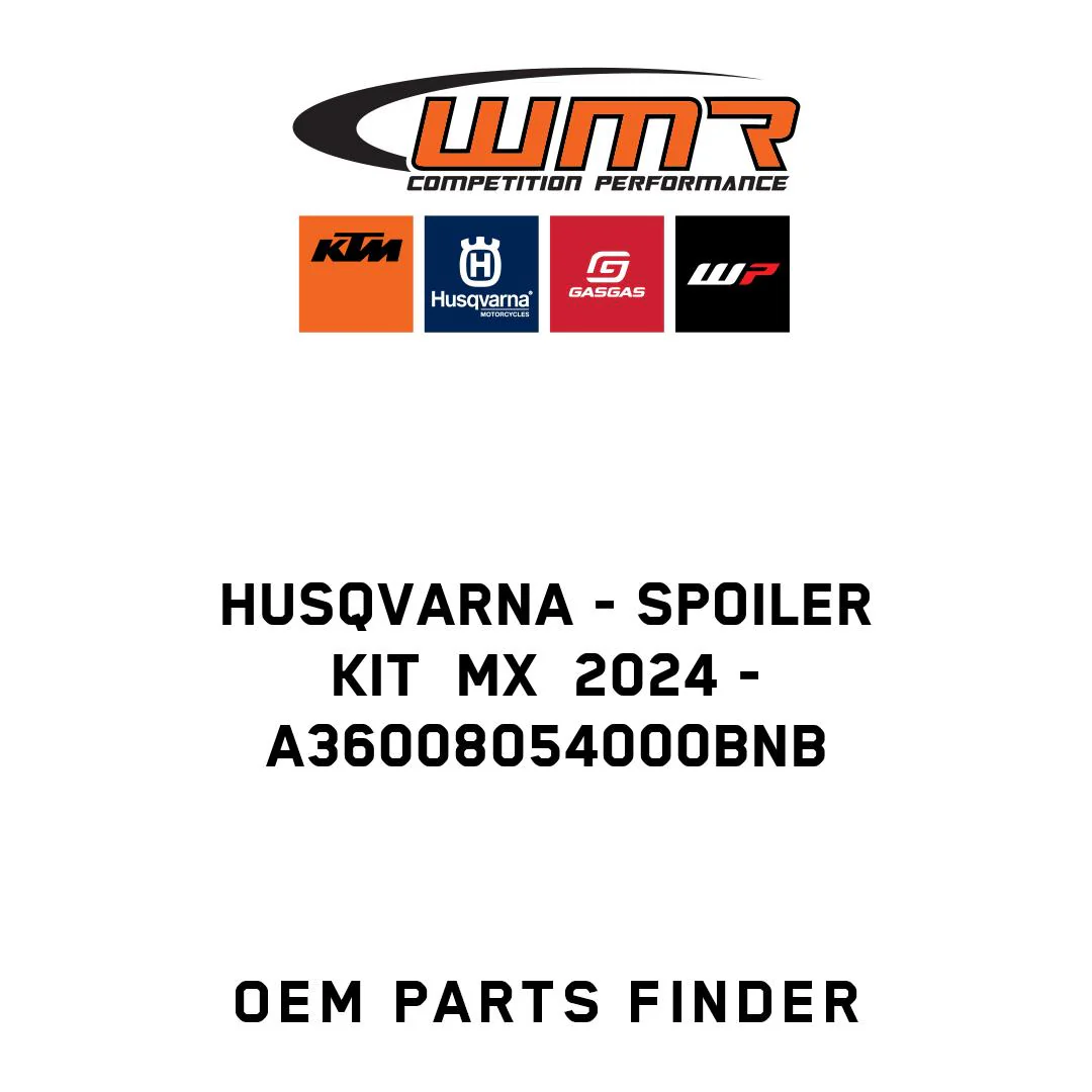 Husqvarna - Spoiler kit  MX  2024 - A36008054000BNB