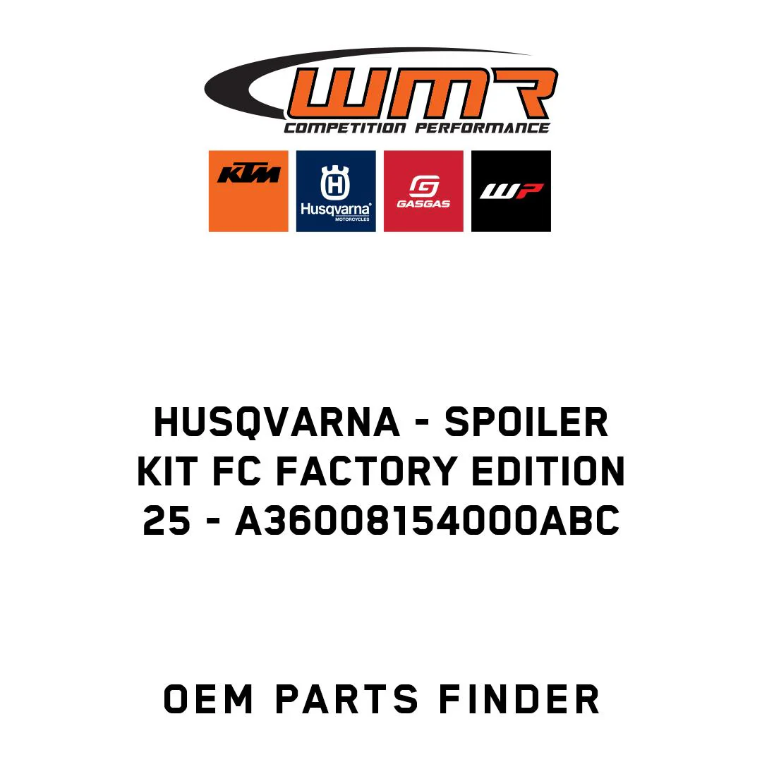 Husqvarna - Spoiler kit FC Factory Edition 25 - A36008154000ABC