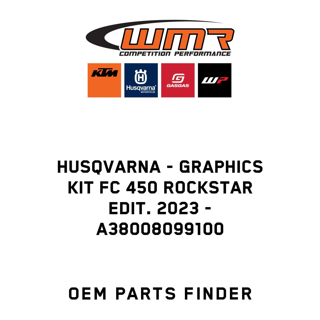 Husqvarna - Graphics kit FC 450 Rockstar Edit. 2023 - A38008099100