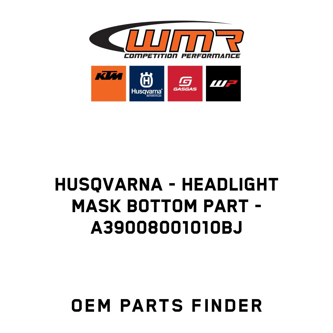 Husqvarna - Headlight mask bottom part - A39008001010BJ