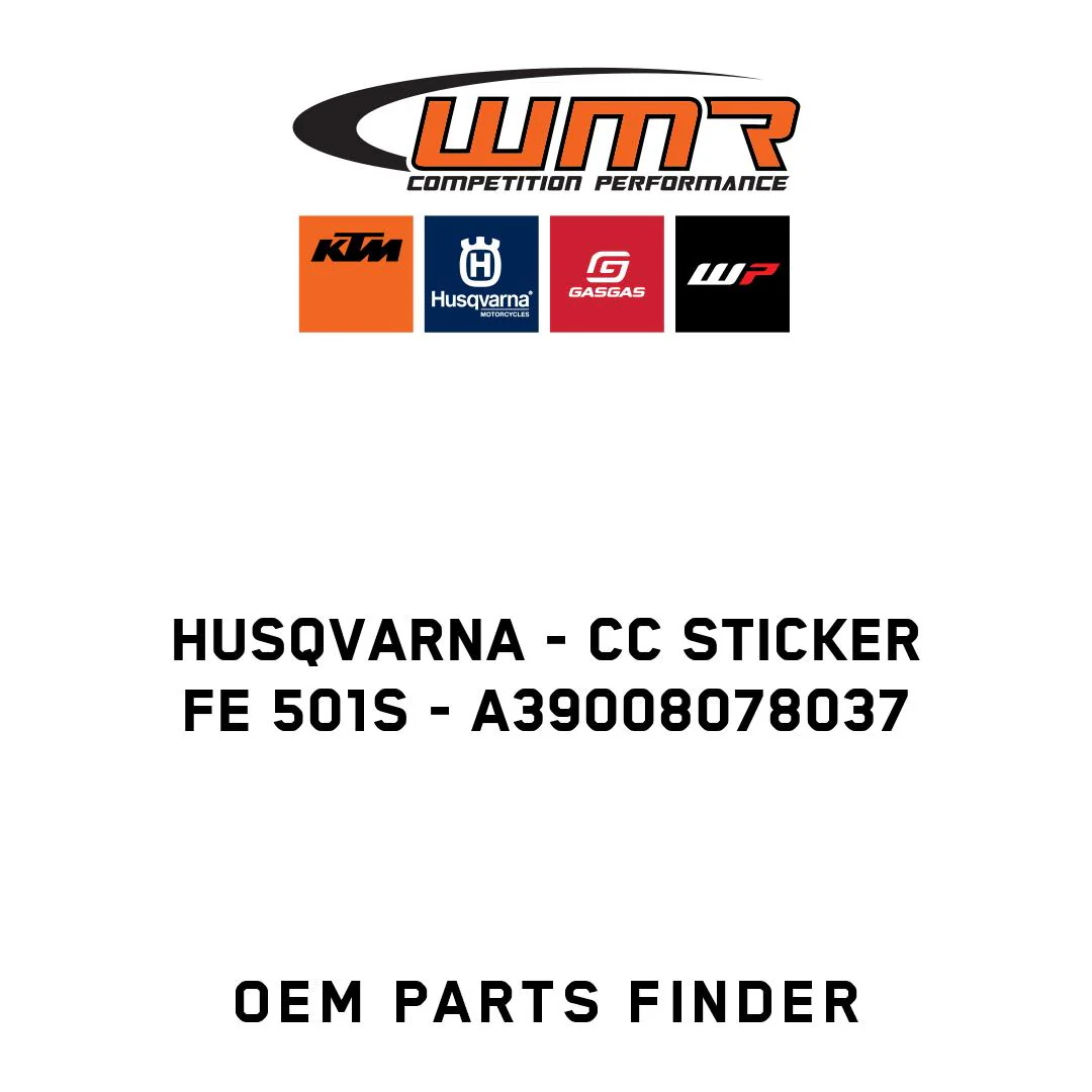 Husqvarna - CC Sticker FE 501s - A39008078037
