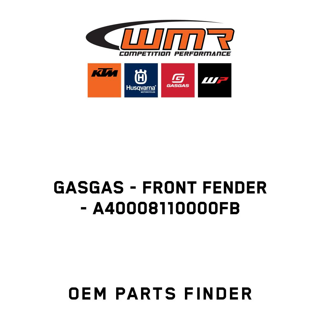 GASGAS - Front fender - A40008110000FB