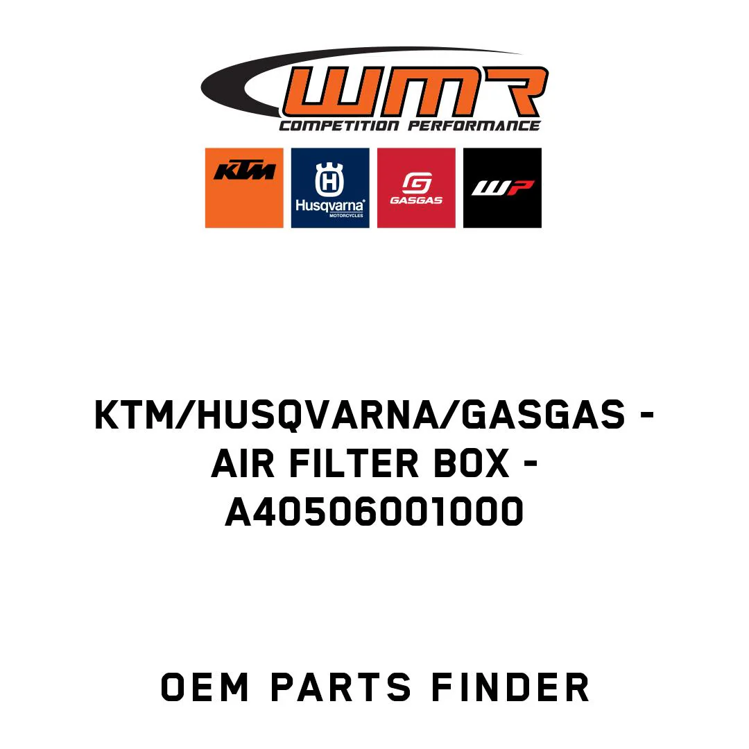 KTM/Husqvarna/GASGAS - Air filter box - A40506001000