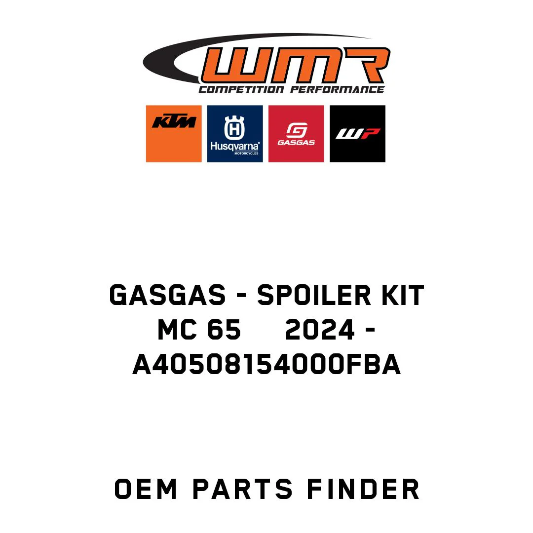 GASGAS - spoiler kit MC 65     2024 - A40508154000FBA