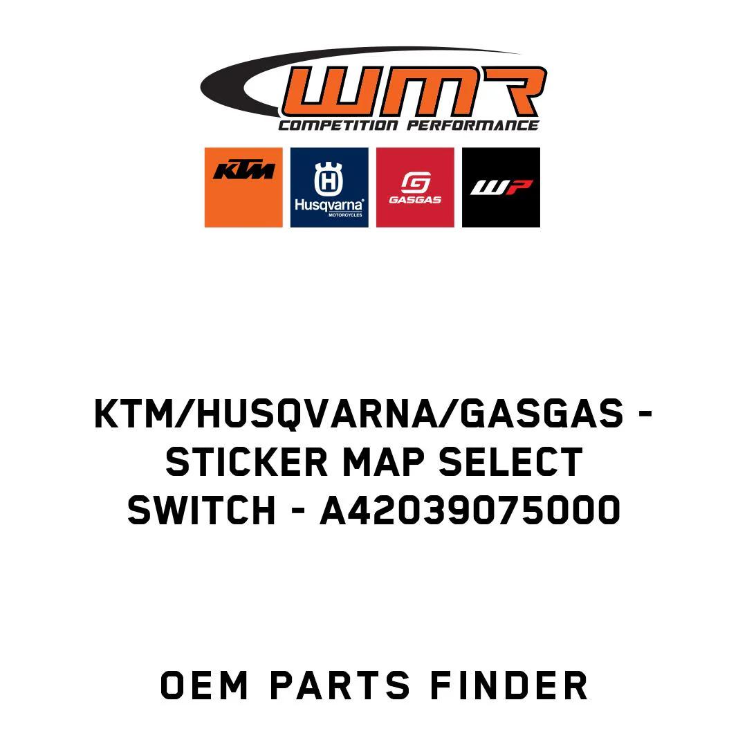 KTM/Husqvarna/GASGAS - Sticker map select switch - A42039075000