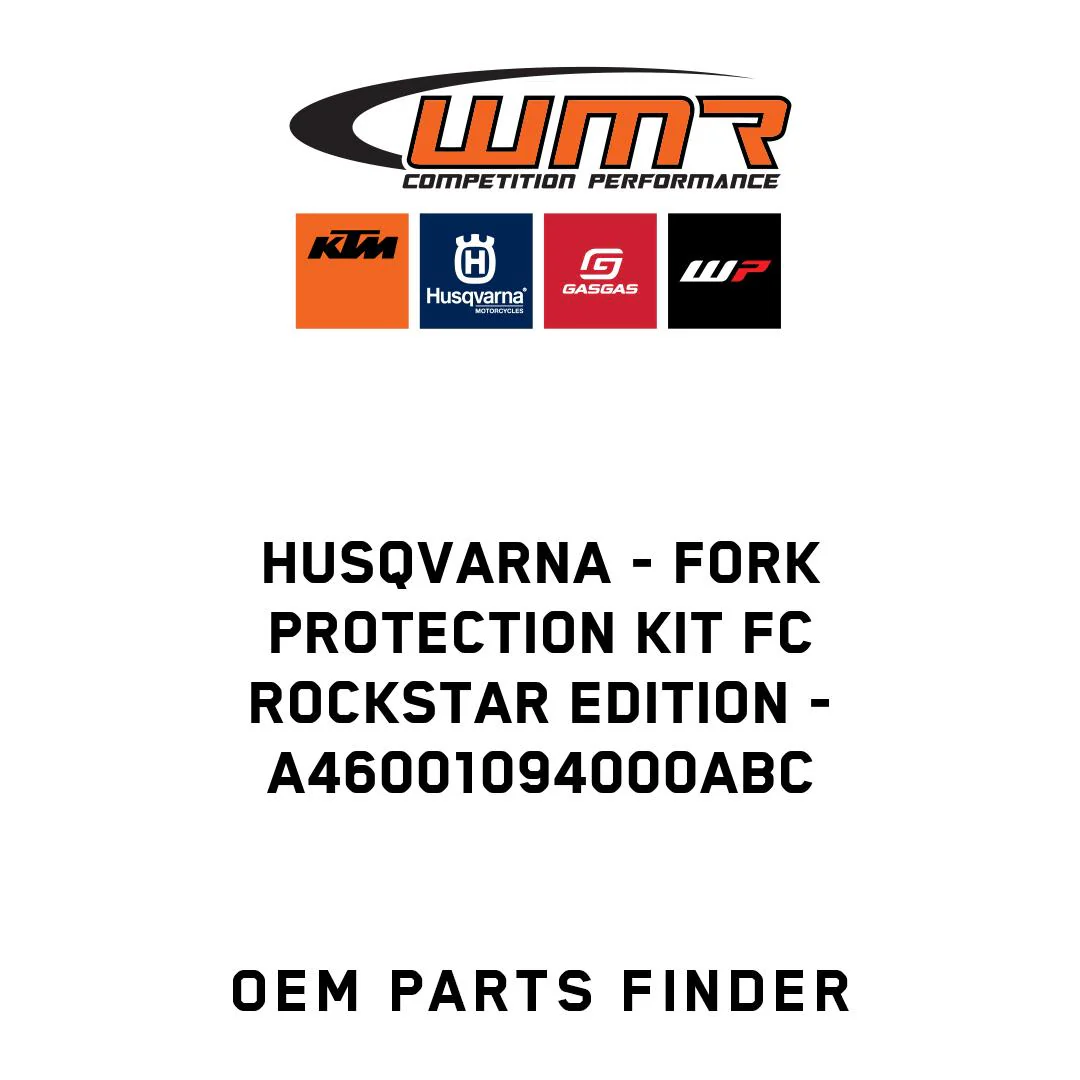 Husqvarna - fork protection kit FC Rockstar Edition - A46001094000ABC