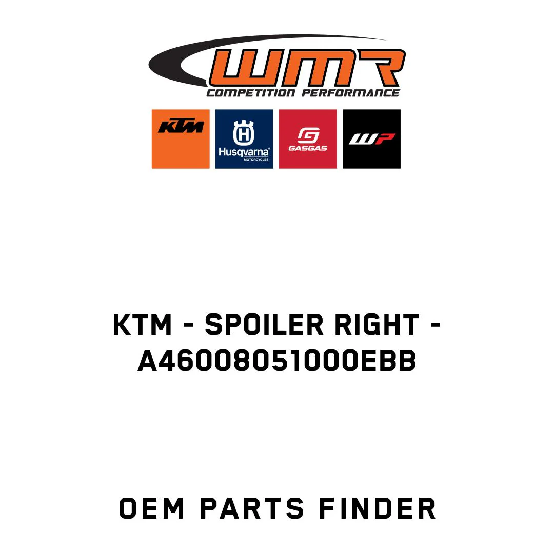 KTM - Spoiler right - A46008051000EBB