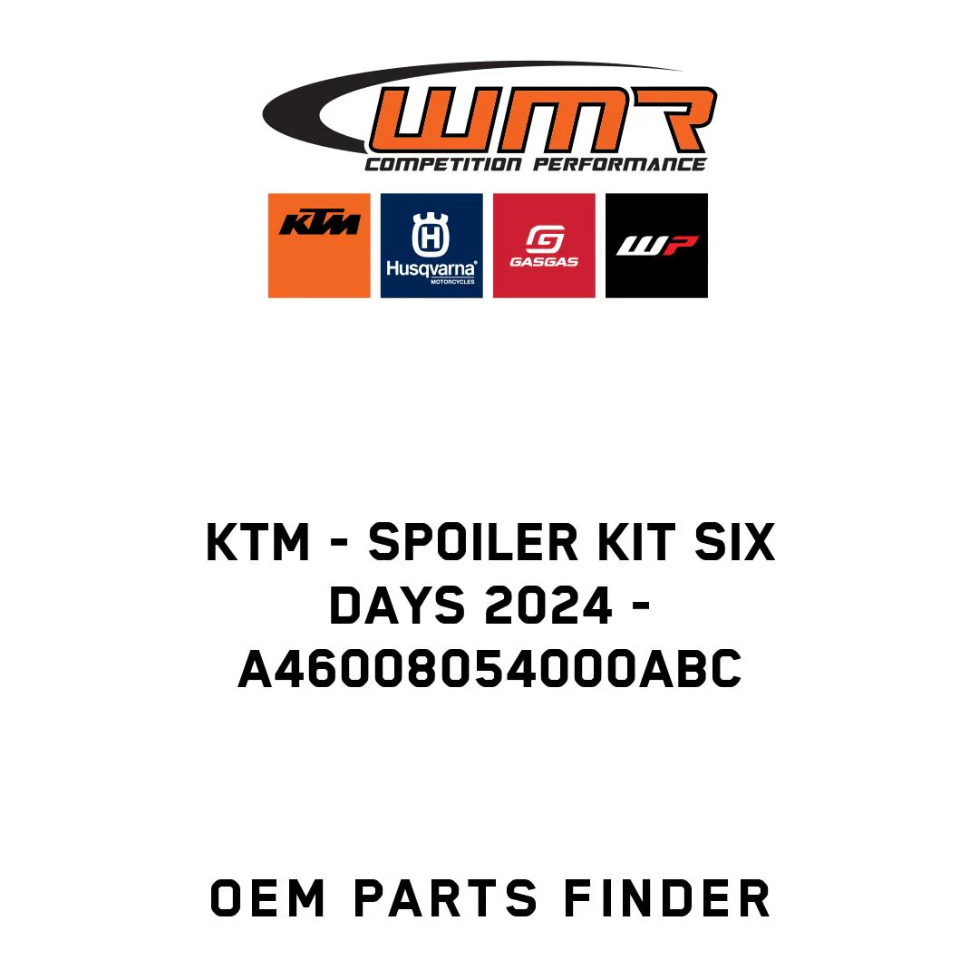 KTM - Spoiler kit Six Days 2024 - A46008054000ABC