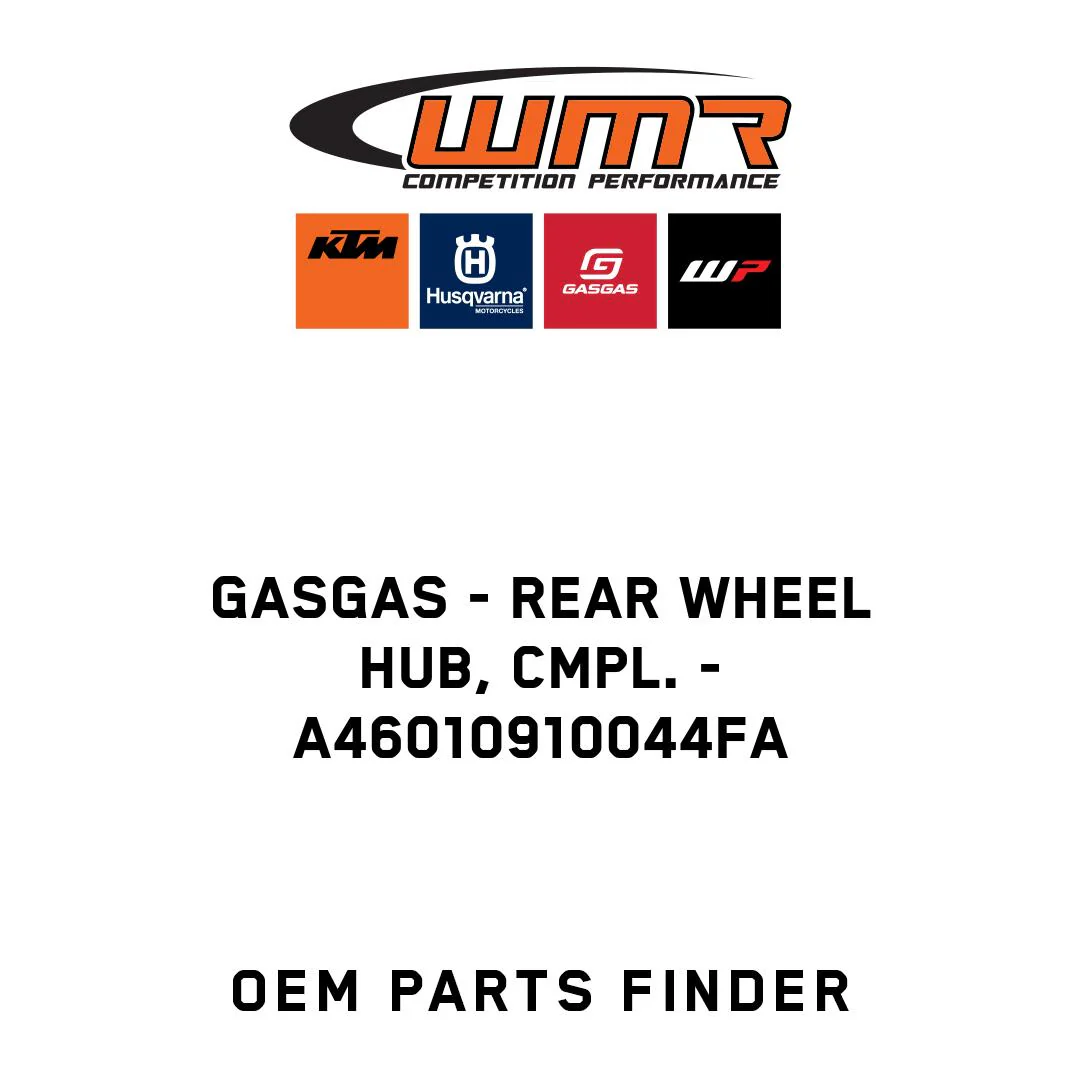 GASGAS - Rear wheel hub, cmpl. - A46010910044FA