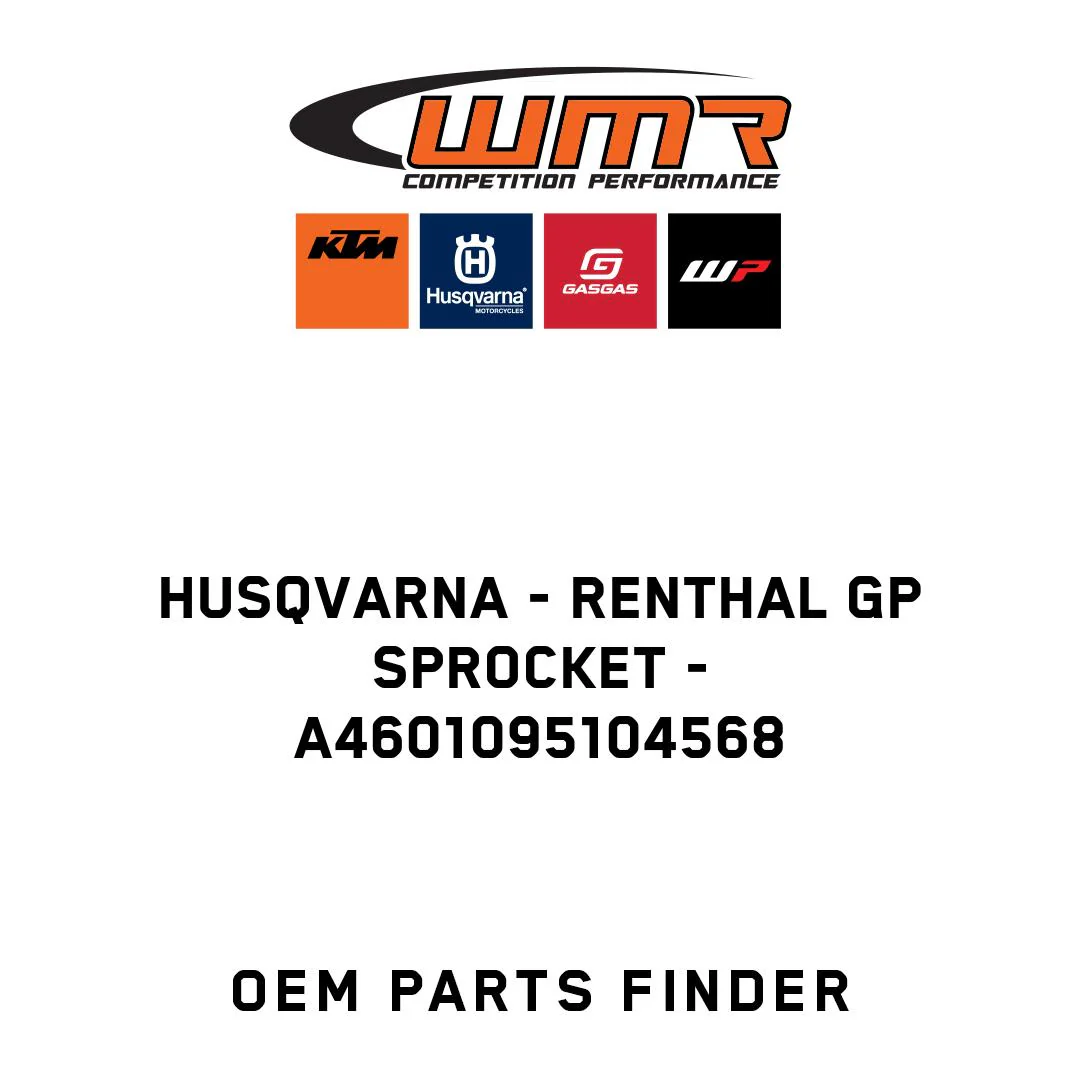 Husqvarna - Renthal GP sprocket - A4601095104568