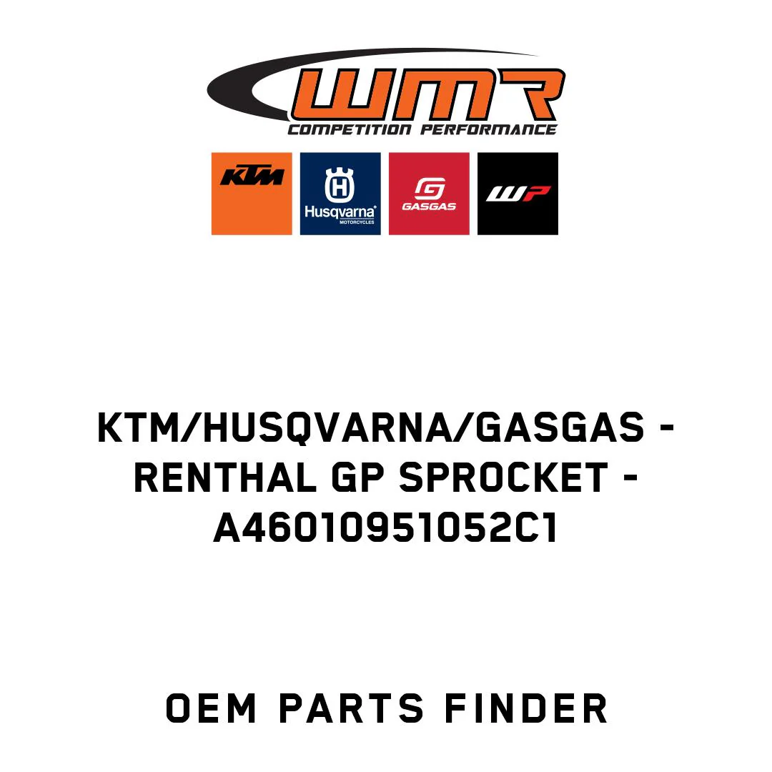 KTM/Husqvarna/GASGAS - Renthal GP sprocket - A46010951052C1