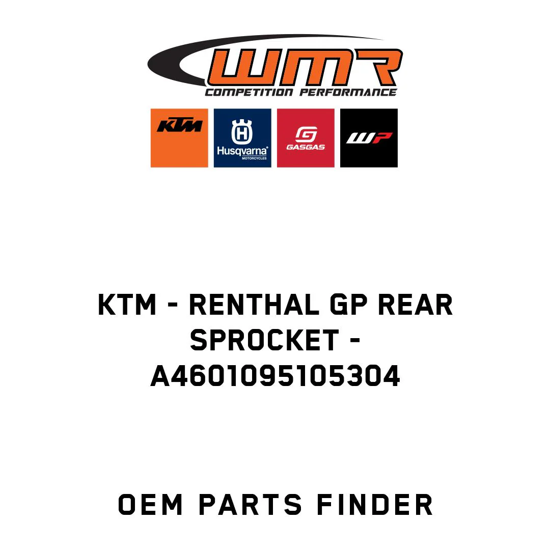 KTM - Renthal GP rear sprocket - A4601095105304