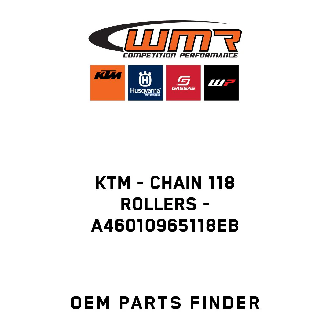 KTM - Chain 118 rollers - A46010965118EB
