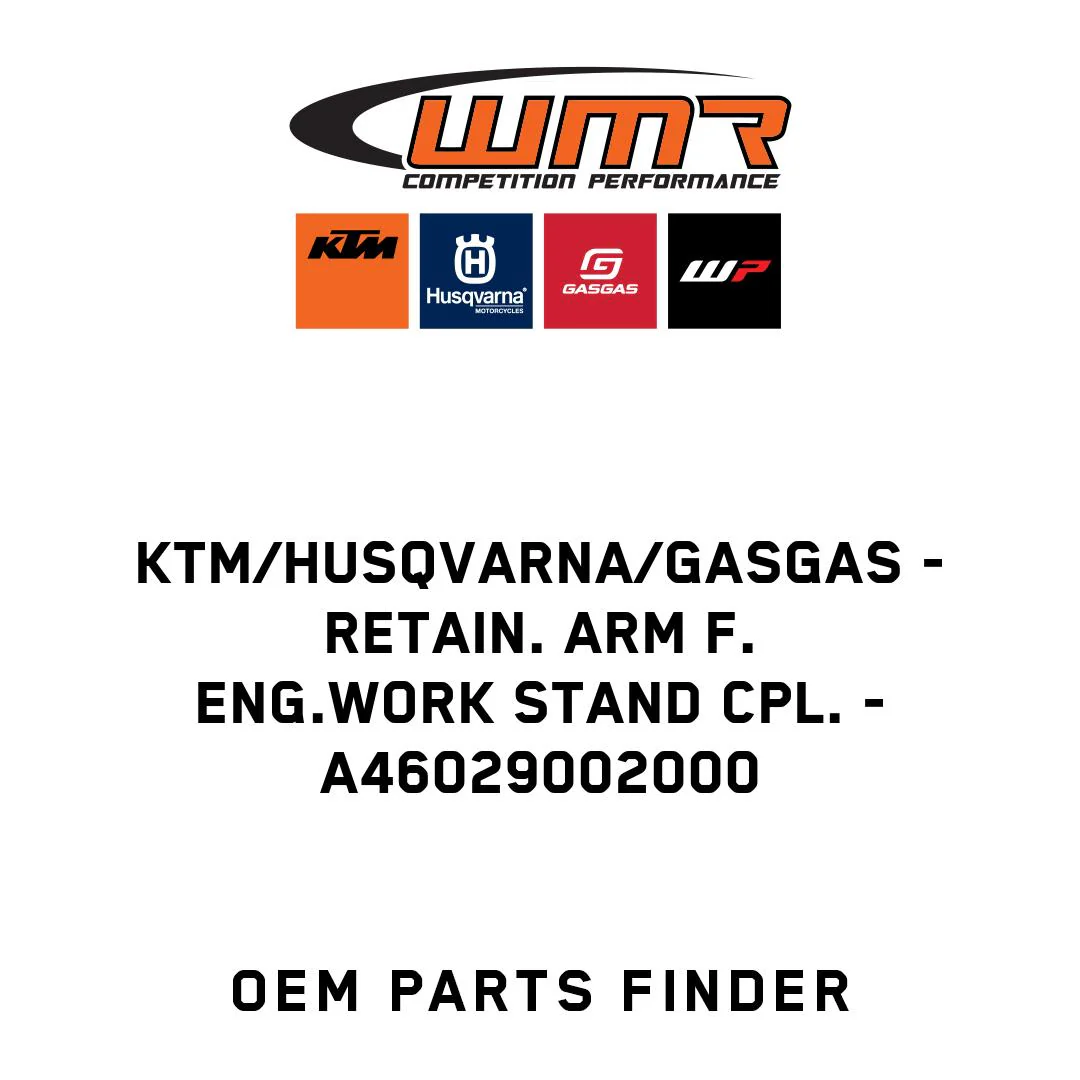 KTM/Husqvarna/GASGAS - retain. arm f. eng.work stand cpl. - A46029002000