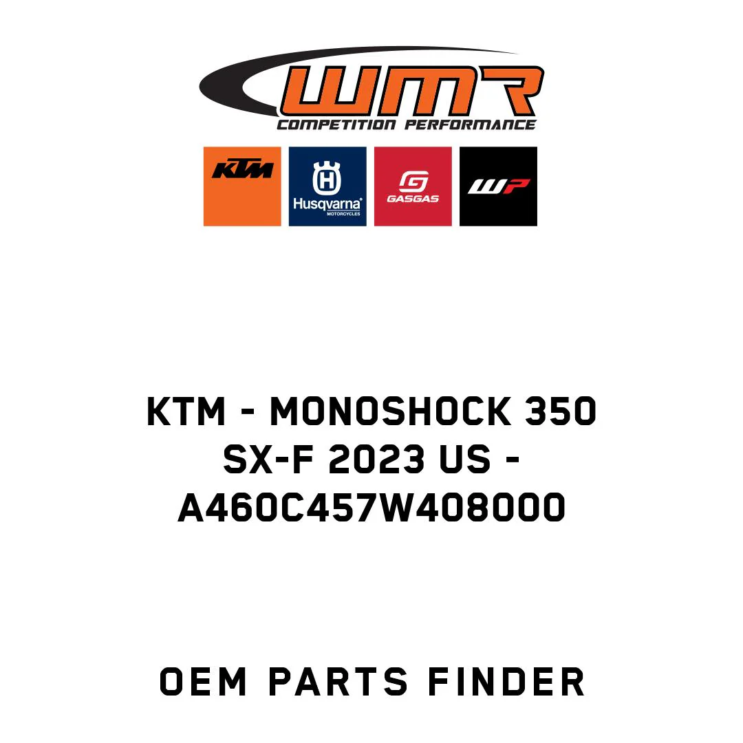 KTM - Monoshock 350 SX-F 2023 US - A460C457W408000
