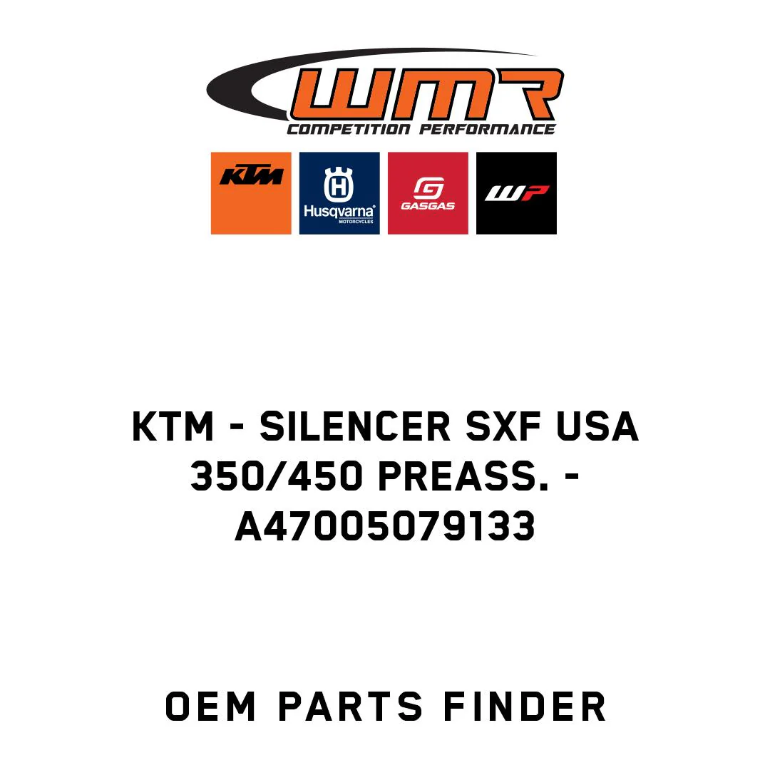 KTM - Silencer SXF USA 350/450 preass. - A47005079133